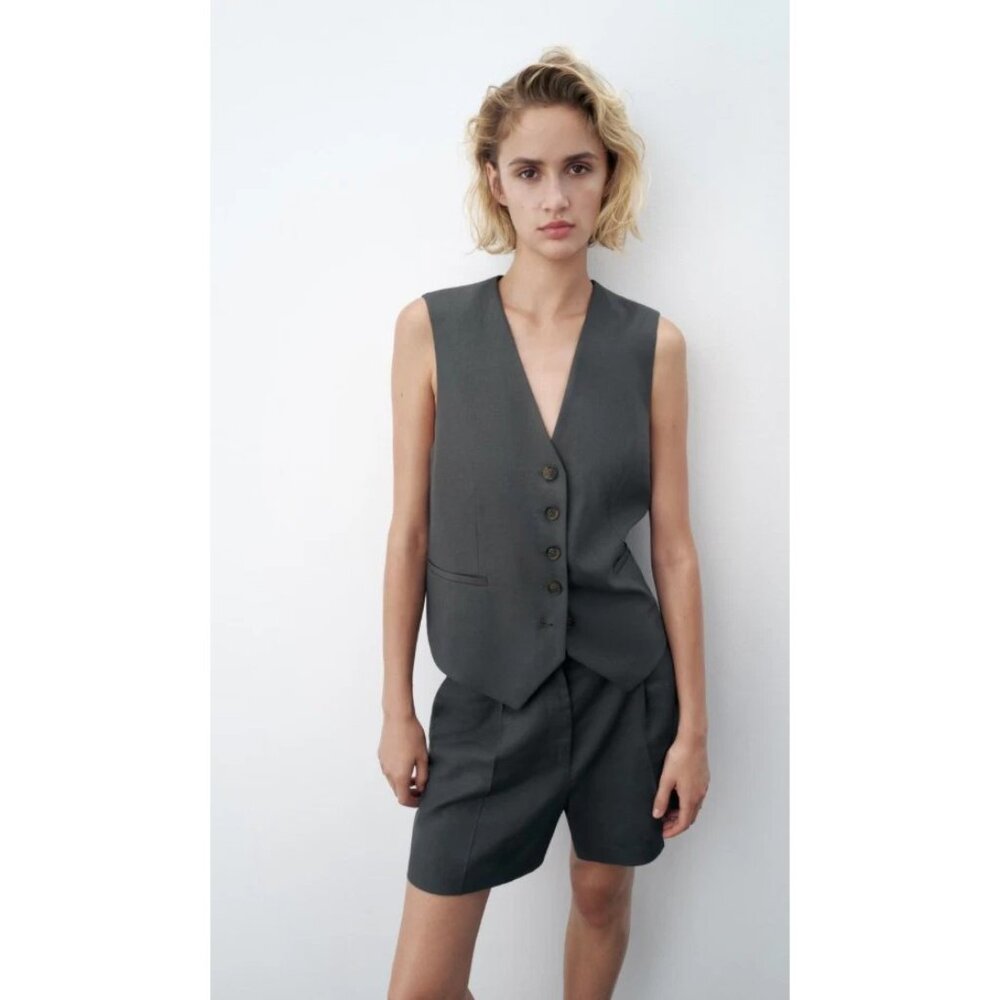 Zara Gray Vest